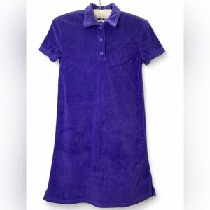 TNA Vibrant Purple Terry Polo Dress